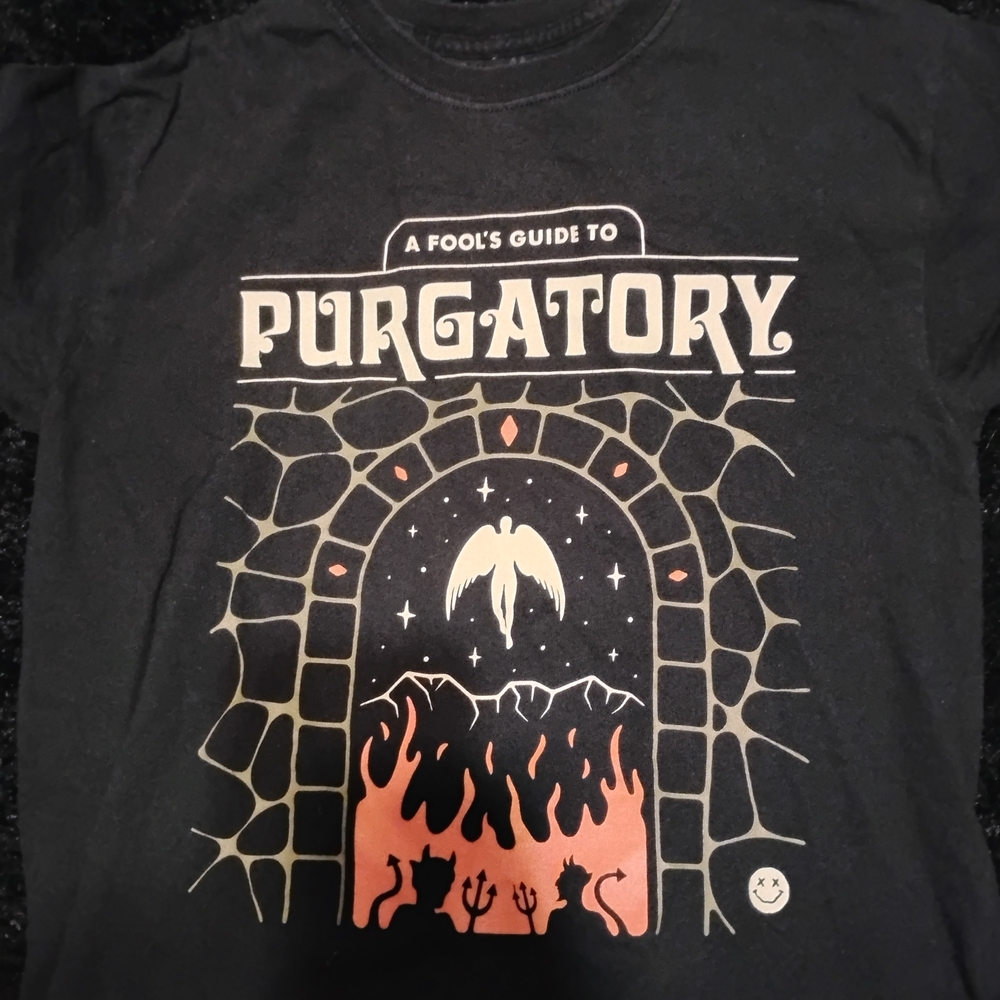 Threadless Black Tee with Graphic Design